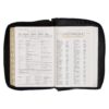 KJV Burgundy and Black Faux Leather - Thumb Index - Zipper Closure - Image 9