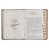 Burgundy and Toffee Black Faux Leather Study Bible - Thumb Index - Image 11