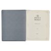 KJV Study Bible, Navy Blue Floral Faux Leather - Note-taking Bible - Image 4