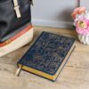 KJV Study Bible, Navy Blue Floral Faux Leather - Note-taking Bible - Image 9