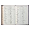 KJV Purple Floral Faux Leather Large Print Thinline - Thumb Index - Image 9