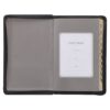 KJV Gray and Black Faux Leather with Zipper - Thumb Index - Image 4