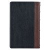KJV Two-tone Brown and Black Full Grain Leather Deluxe Gift Bible - Image 2