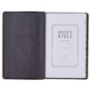 KJV Two-tone Brown and Black Full Grain Leather Deluxe Gift Bible - Image 4