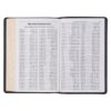 KJV Two-tone Brown and Black Full Grain Leather Deluxe Gift Bible - Image 8