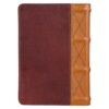 KJV Compact Saddle Tan and Butterscotch Large Print - Image 2