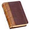 KJV Compact Saddle Tan and Butterscotch Large Print - Image 3