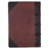KJV Tawny and Dark Brown Full Grain Leather Giant Print - Thumb Index - Image 2