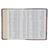 KJV Tawny and Dark Brown Full Grain Leather Giant Print - Thumb Index - Image 8