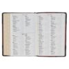 KJV Tawny and Dark Brown Full Grain Leather Giant Print - Thumb Index - Image 9