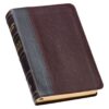 KJV Compact Merlot & Burgundy Two-tone Full Grain Leather - Image 2