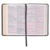 KJV Compact Merlot & Burgundy Two-tone Full Grain Leather - Image 5