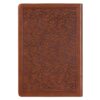KJV Floral Saddle Tan Faux Leather Full-size Giant Print - Thumb Index  - Discon - Image 2