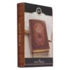 KJV Floral Saddle Tan Faux Leather Full-size Giant Print - Thumb Index  - Discon - Image 10