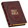KJV Chestnut Brown Faux Leather Compact - Image 3