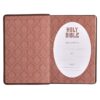 KJV Chestnut Brown Faux Leather Compact - Image 4