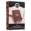 KJV Chestnut Brown Faux Leather Compact - Image 9