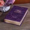Purple Floral Faux Leather Giant Print Standard-size - Thumb Index - Image 11
