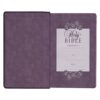 Purple Floral Faux Leather Giant Print Standard-size - Thumb Index - Image 4