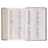 KJV Medium Brown Ivy Faux Leather Giant Print Standard-size - Thumb Index - Image 10