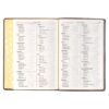 KJV Dark Taupe Floral Faux Leather Large Print Thinline - Thumb Index  - Discont - Image 9