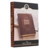 KJV Antiqued Brown Faux Leather Large Print Thinline - Thumb Index - Image 9