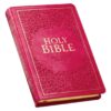 KJV Pink Faux Leather Deluxe Gift Bible - Thumb Index - Image 3