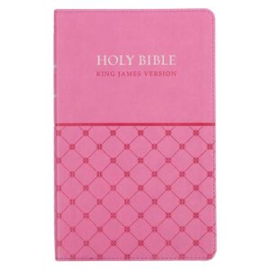 Image of KJV Pink Faux Leather Gift Edition Bible
