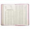 KJV Pink Faux Leather Gift Edition Bible - Image 5