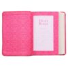 KJV Pink Faux Leather Large Print Compact Bible - Image 4