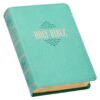 KJV Turquoise Faux Leather Large Print Compact Bible - Image 3
