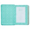 KJV Turquoise Faux Leather Large Print Compact Bible - Image 4