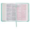 KJV Turquoise Faux Leather Large Print Compact Bible - Image 6