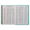KJV Turquoise Faux Leather Large Print Compact Bible - Image 7