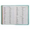 KJV Turquoise Faux Leather Large Print Compact Bible - Image 8