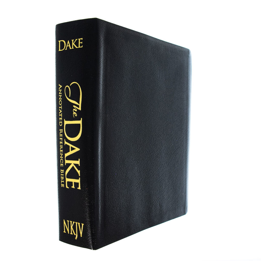 Image of NKJV Dake Annotated Reference Bible-Black Bonded