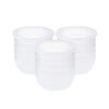 NURSH Reusable Silicone Pouches 4oz 3Pk