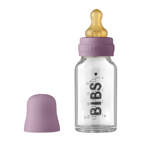 110 mL Glass Baby Bottle - Mauve 300 1047 0