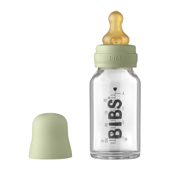 110 mL Glass Baby Bottle - Sage 300 1054 0