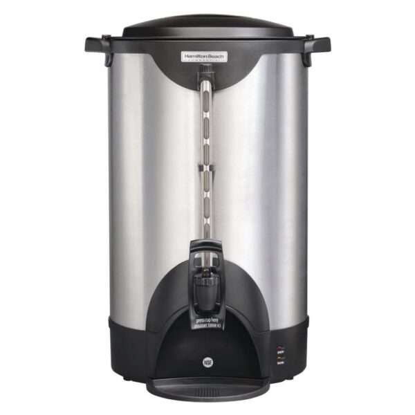 Coffee Urn 100 Cup Stainless Steel Hamilton Beach Commercial 352 0792 0