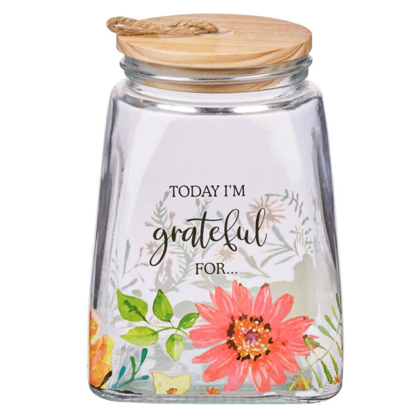 Today I'm Grateful For - Gratitude Jar with Cards 465 0140 0