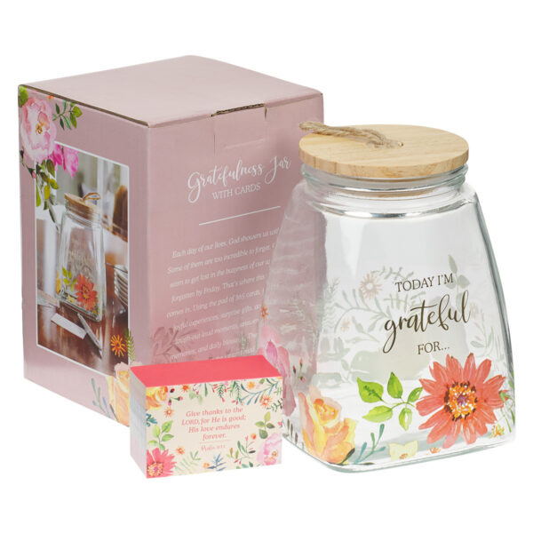 Today I'm Grateful For - Gratitude Jar with Cards 465 0140 1