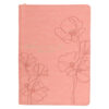 Mercy Pink Faux Leather Journal w/ Zipper Closure