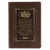 The LORD's Prayer Walnut and Burgundy Faux Leather Classic Journal