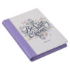 Be Still Purple Pasture Faux Leather Journal with Zippered Closure - Image 2