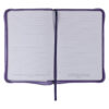 Be Still Purple Pasture Faux Leather Journal with Zippered Closure - Image 3