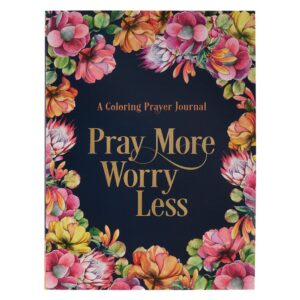 Image of Pray More Worry Less Coloring Prayer Journal