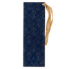 I Know The Plans Floral Trellis Blue Faux Leather Bookmark - Image 2
