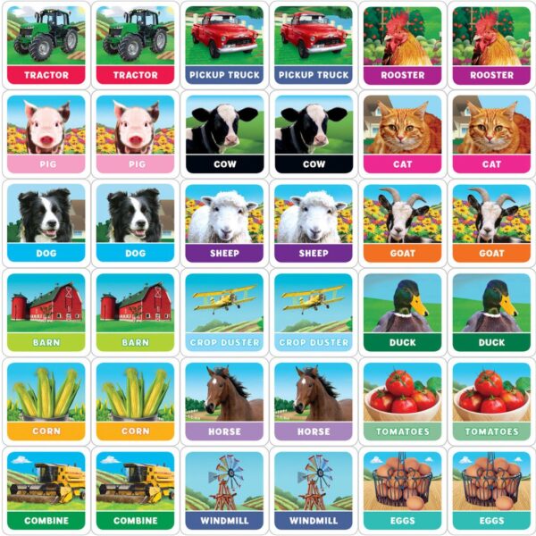 Memory Game - Old Macdonald's Farm 650 0200 2