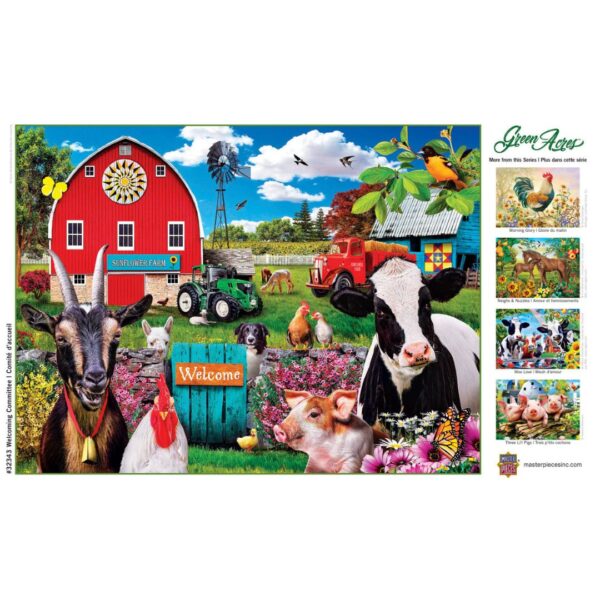 300 Pc Puzzle - Green Acres Welcoming Committee - Image 2